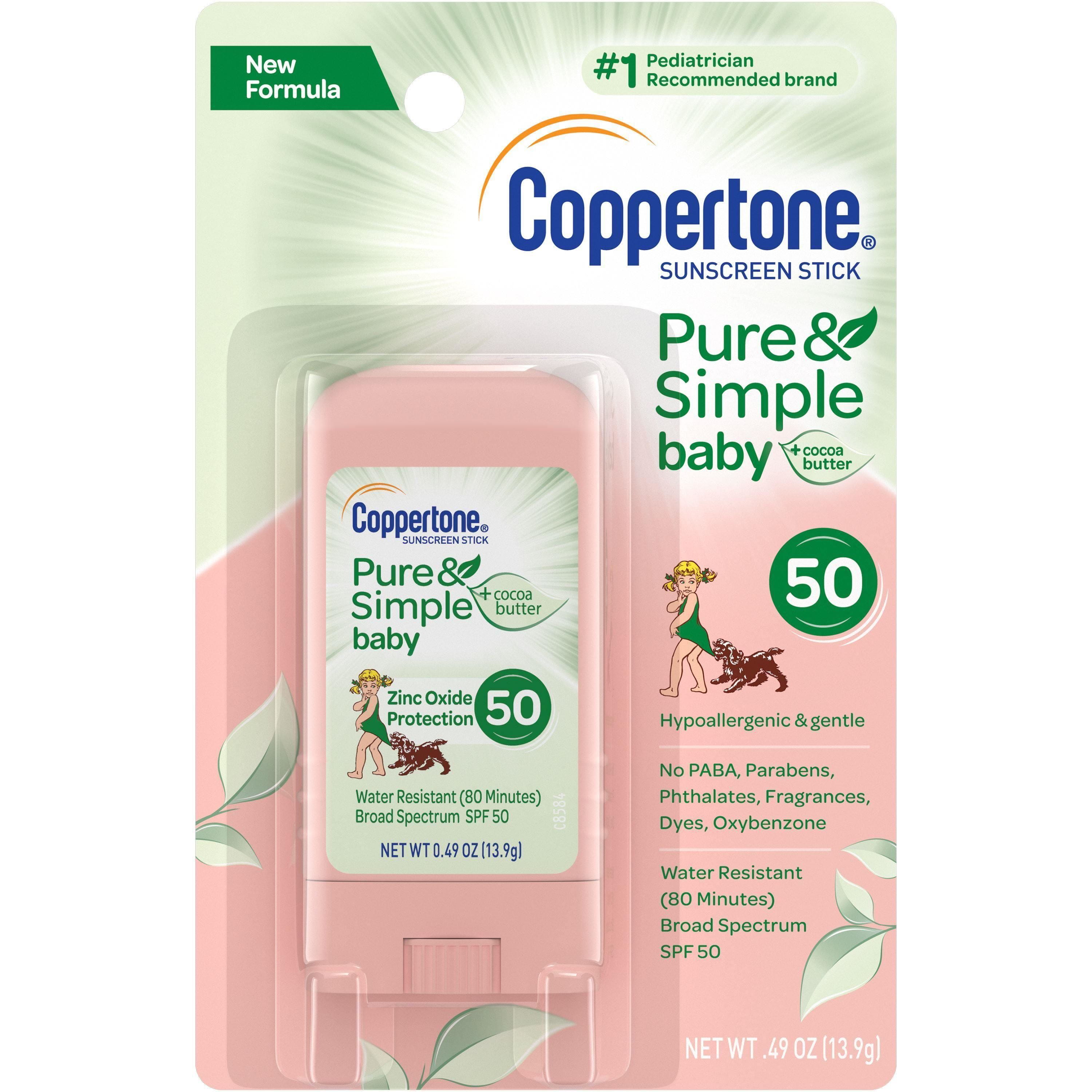 coppertone water babies pure and simple mineral based