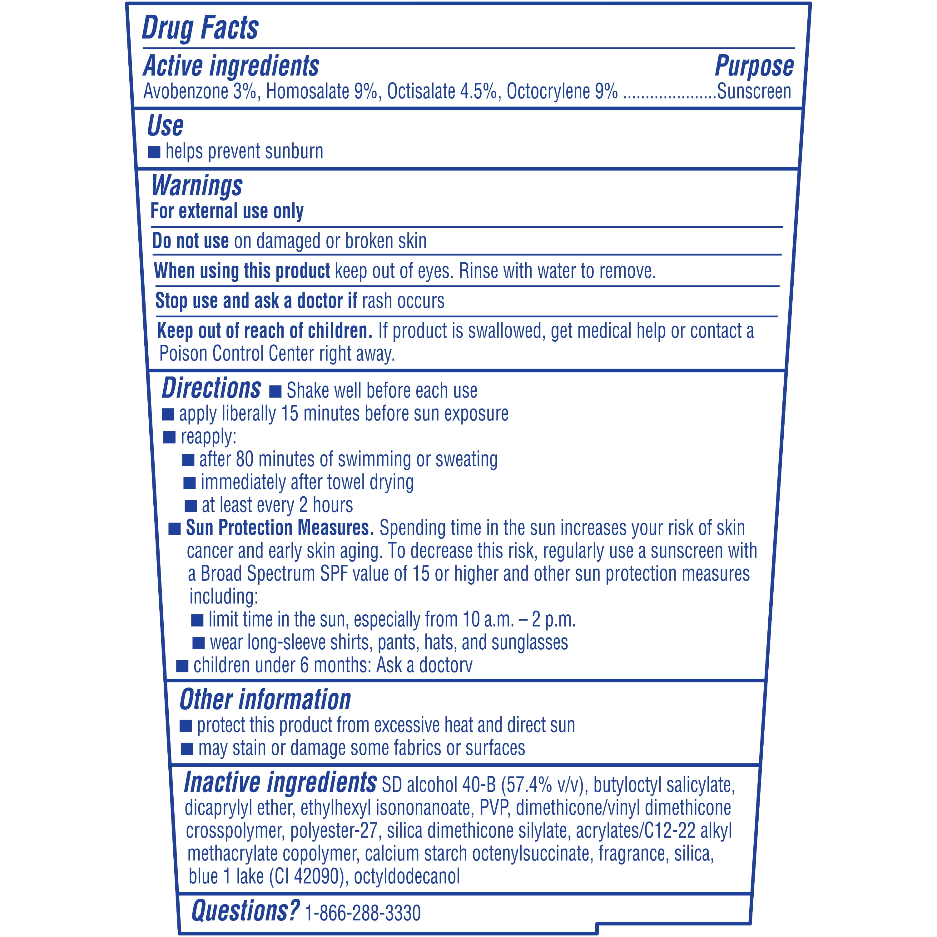Kids Clear Blue SPF 50